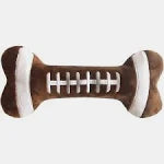 Huxley Kent Plush Football Bone DOg TOy - Lrg