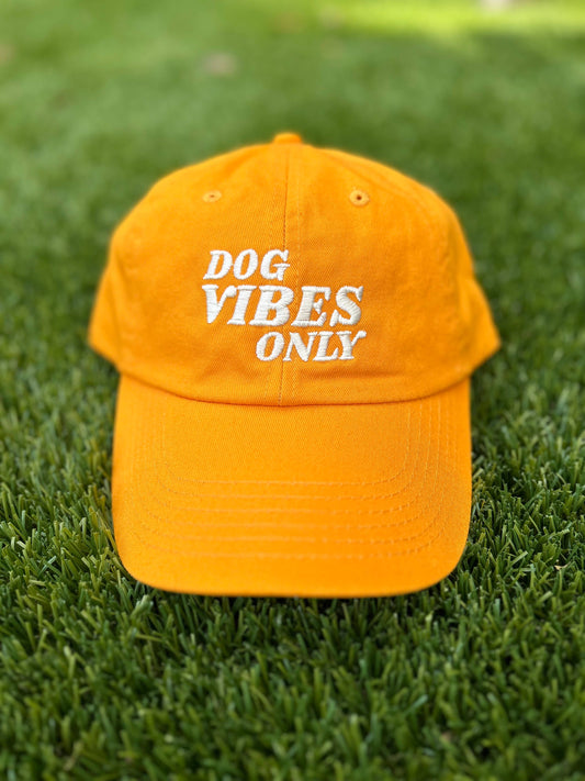 Dog Vibes Only Hat - Cream Stitch