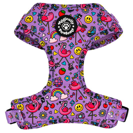 DOG ADJUSTABLE HARNESS - I'M FLAMAZING!