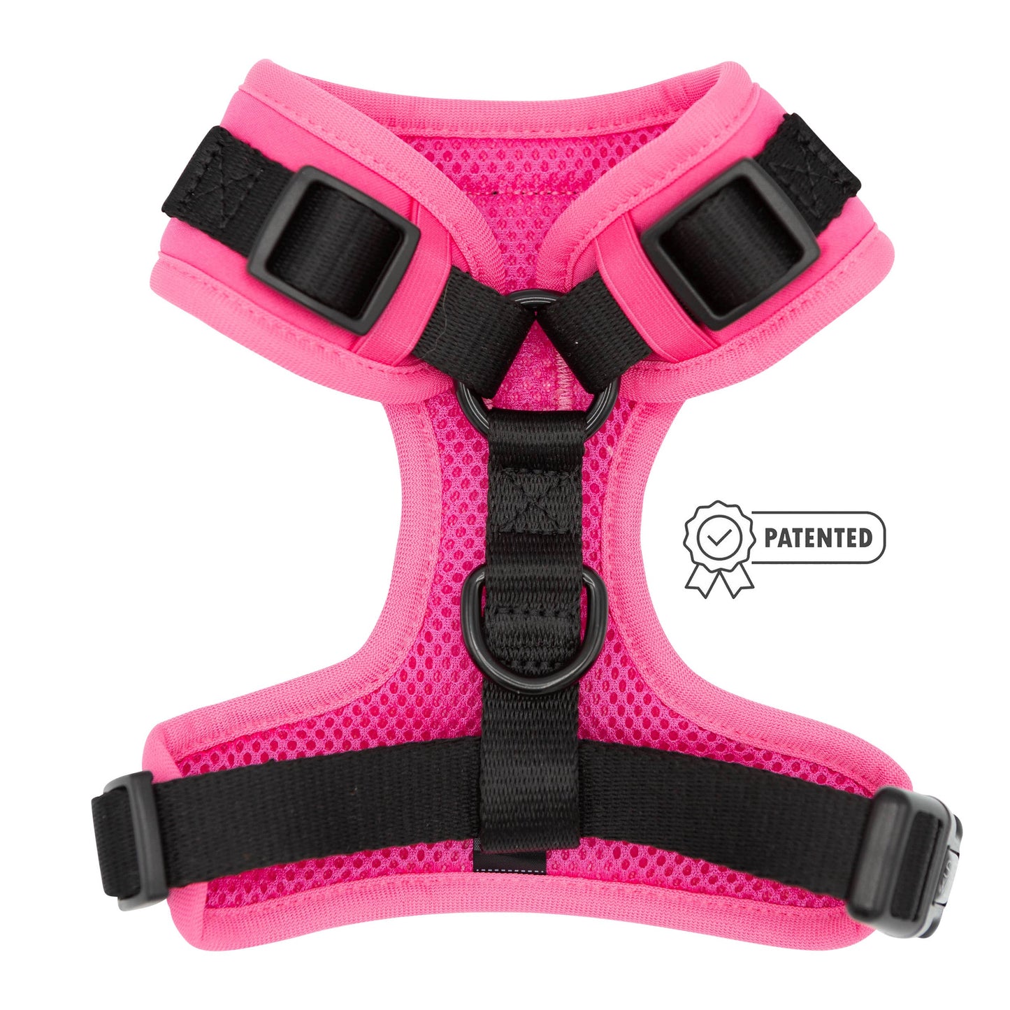 Dog Adjustable Harness - Neon Pink (Mother's Day)