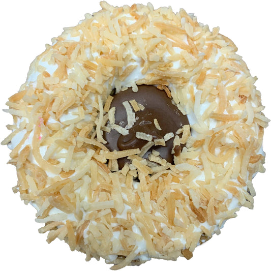 Coconut Macaroon Donut Dog Treat