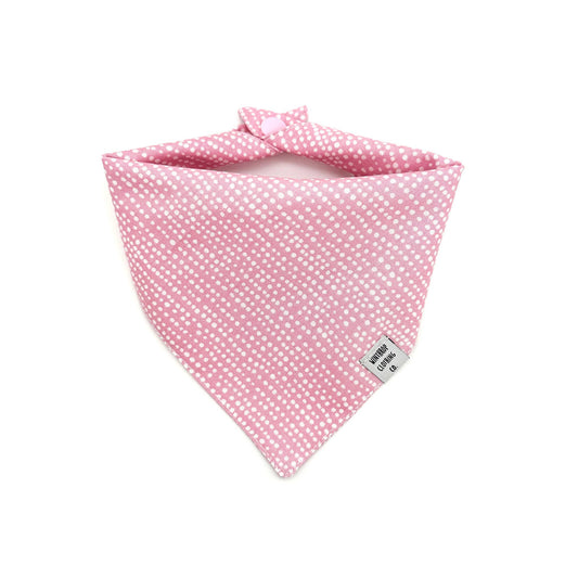 Pink Polka Dot Dog Bandana