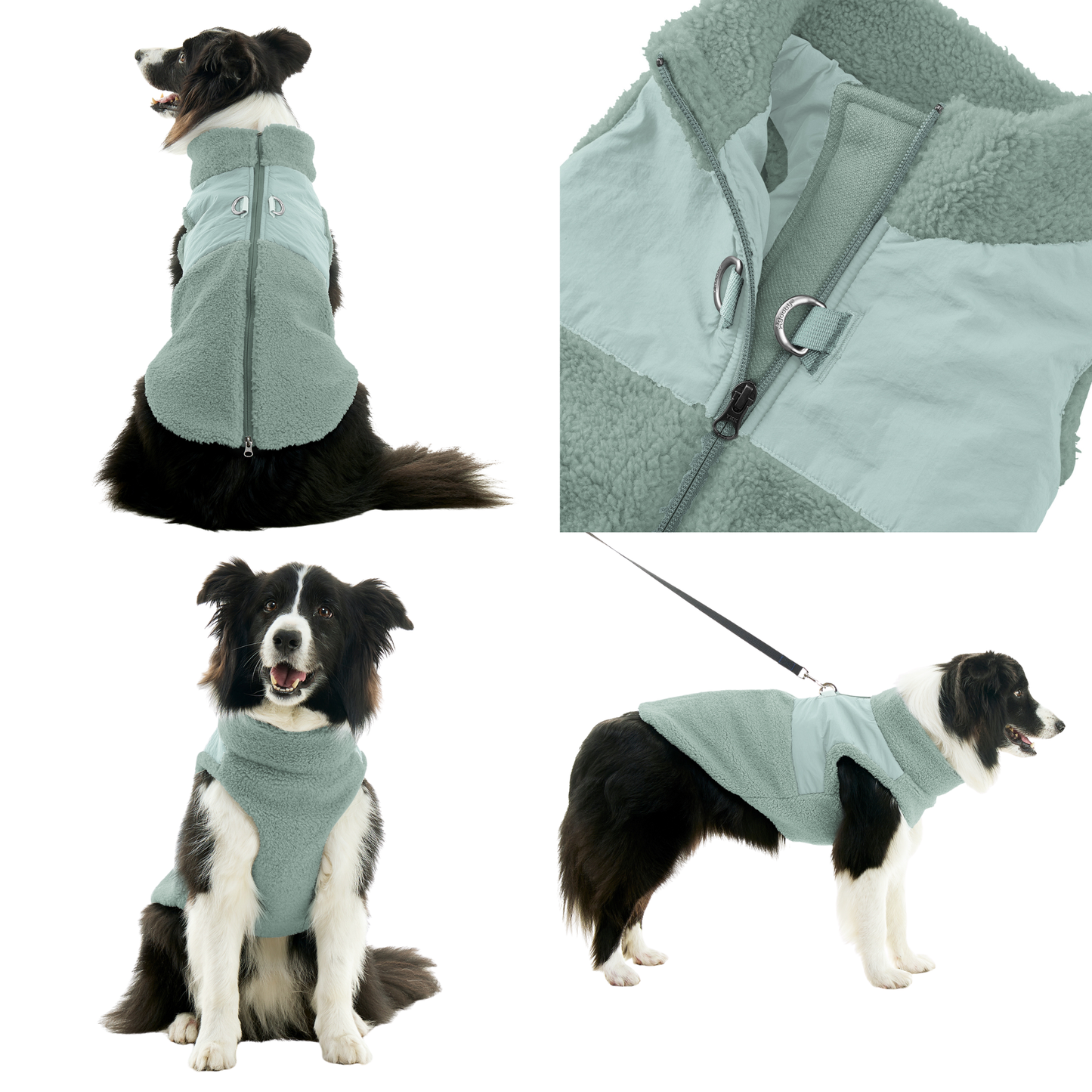 Gooby - Zip Up Sherpa Vest