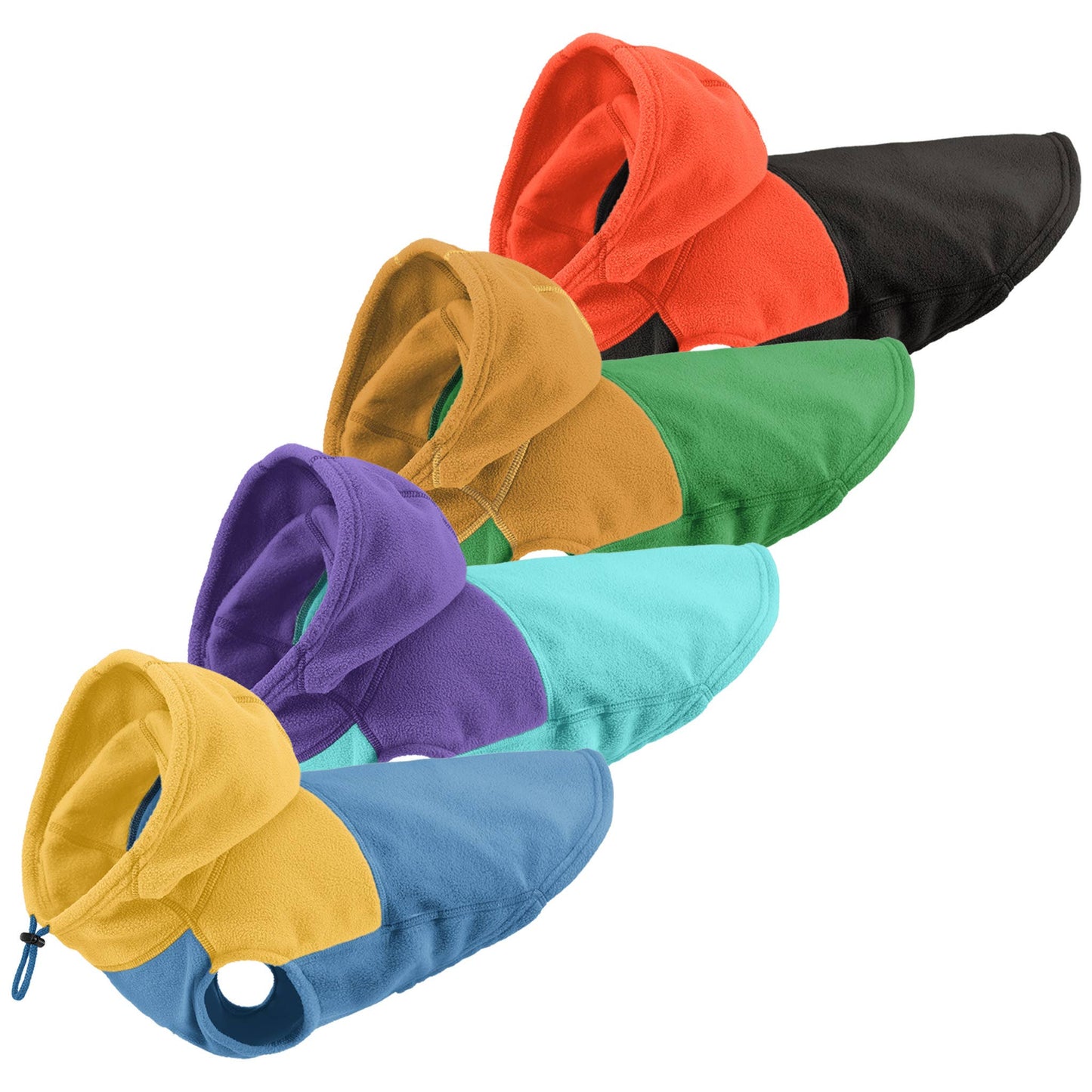 Gooby - Fleece Vest Hoodie Two Tone