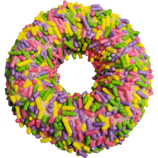 Pastel Jimmie-Covered Donut Dog Treat