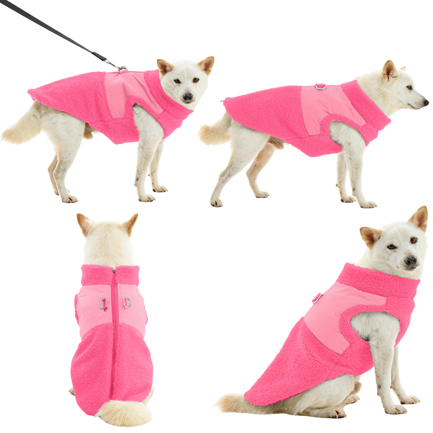 Gooby - Zip Up Sherpa Vest