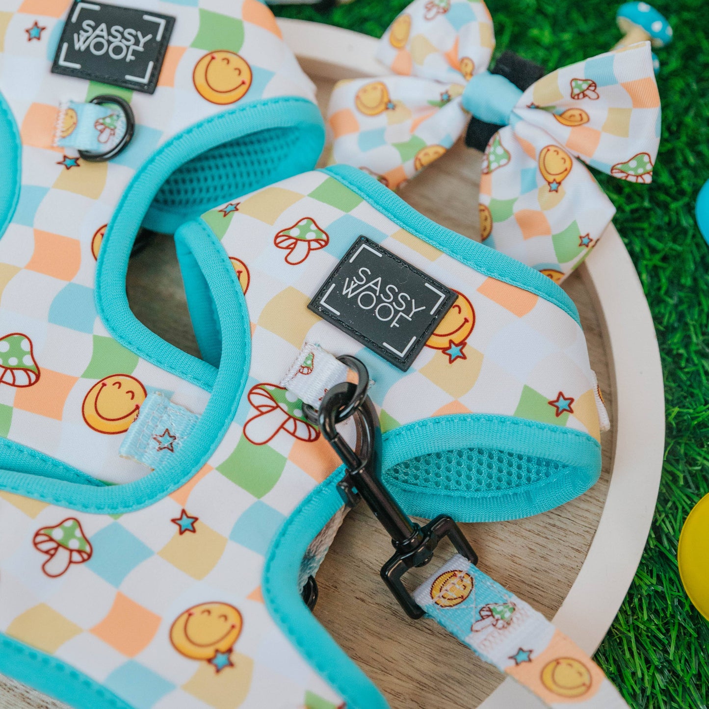Dog Adjustable Harness - Mush Love (Spring)
