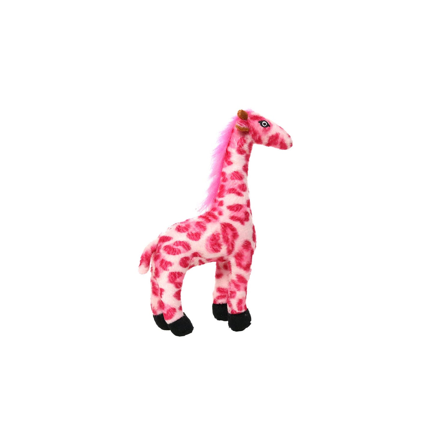Mighty Jr Safari Pink Giraffe, Plush, Squeaky Dog Toy