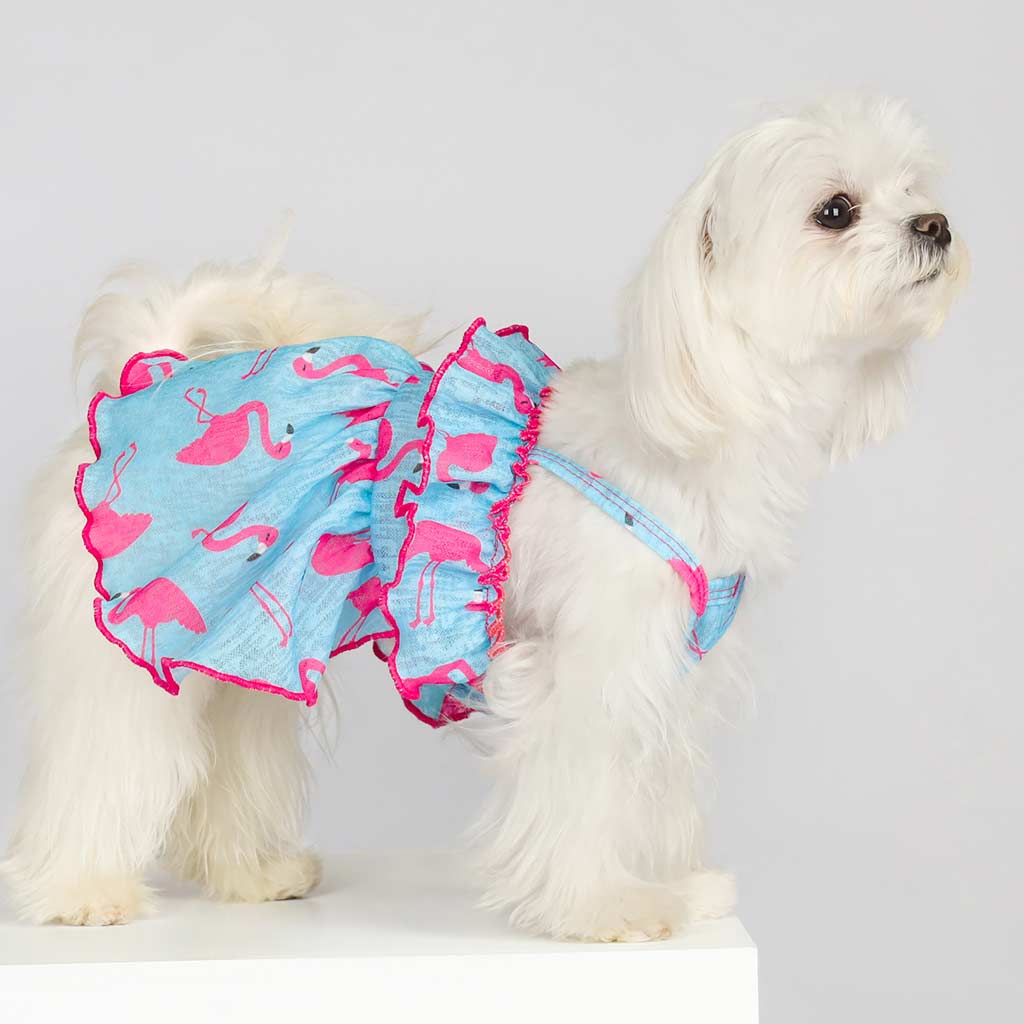 Flamingos Dog Dress