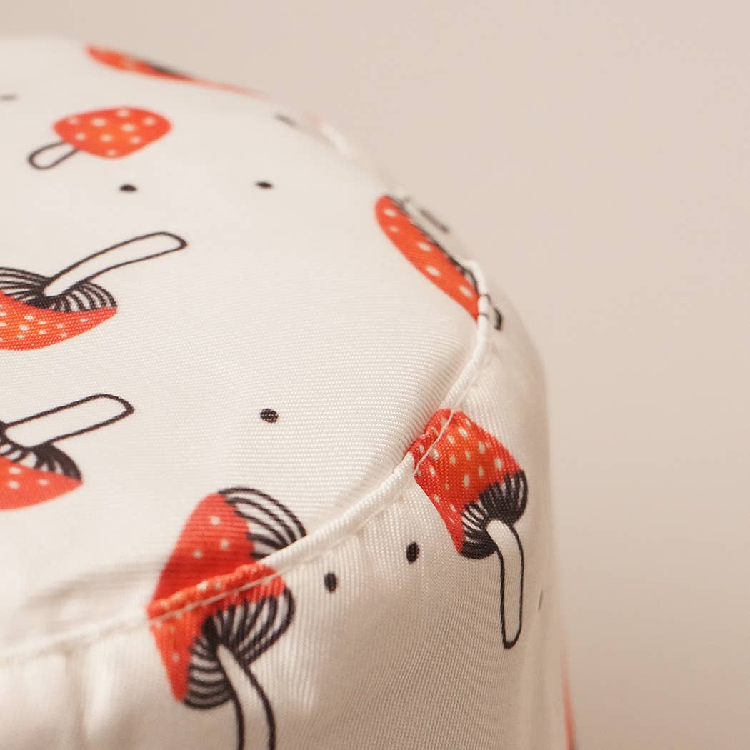 Mushroom Printing Sunshade Outdoor Bucket Hat