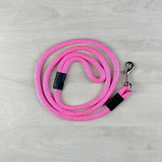Hot Pink Rope Dog Leash
