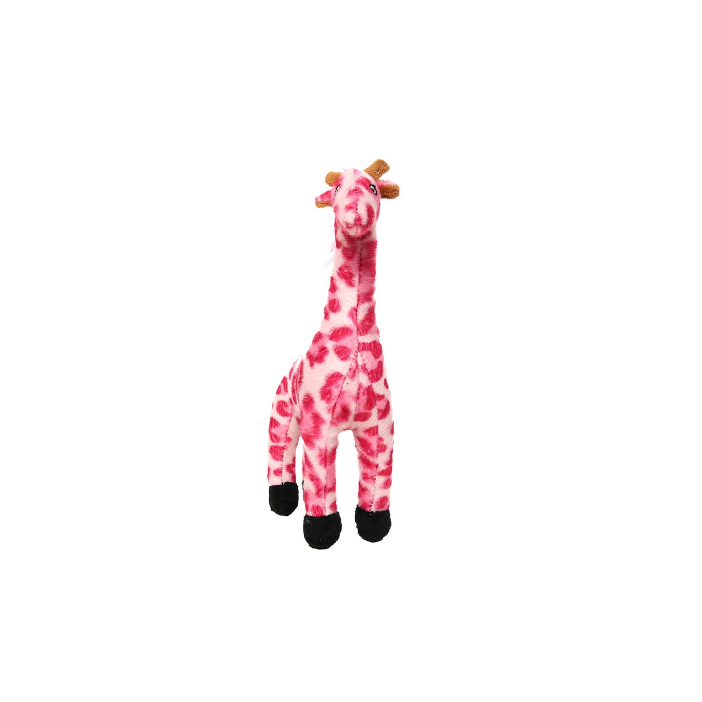 Mighty Jr Safari Pink Giraffe, Plush, Squeaky Dog Toy