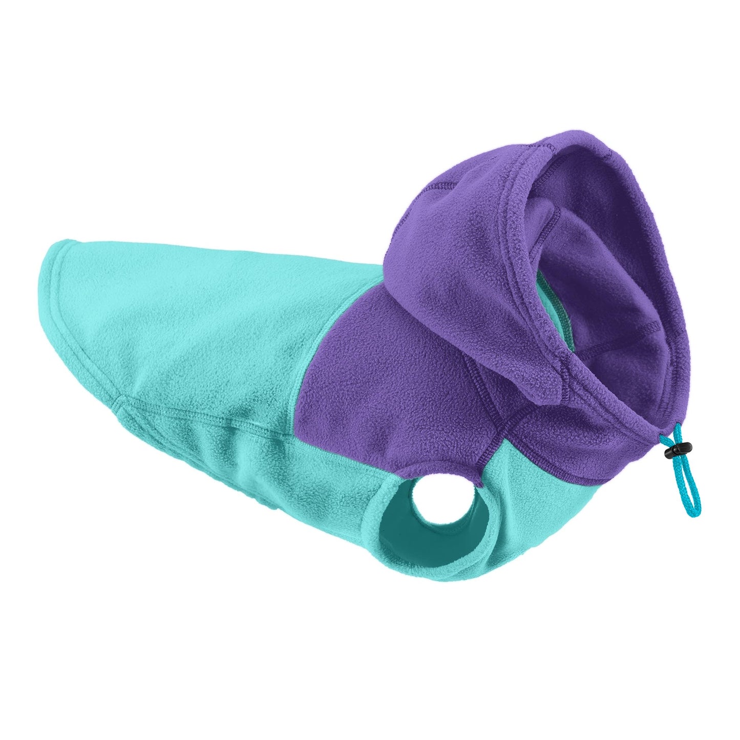 Gooby - Fleece Vest Hoodie Two Tone