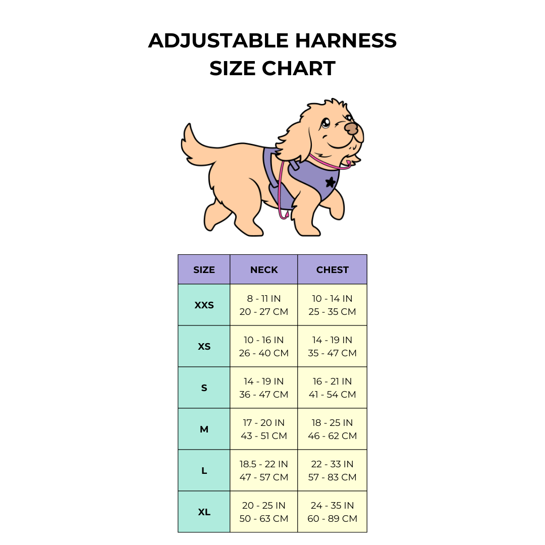 DOG ADJUSTABLE HARNESS - I'M FLAMAZING!