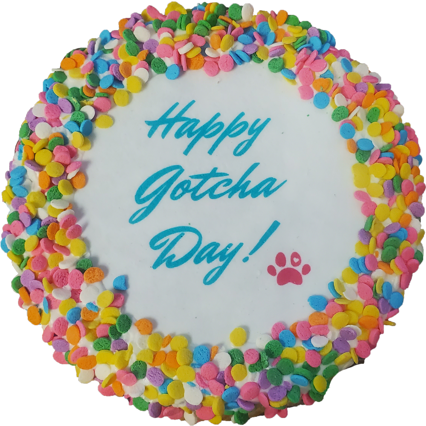 Happy Gotcha Day Granola Cake Cake Dog Treat