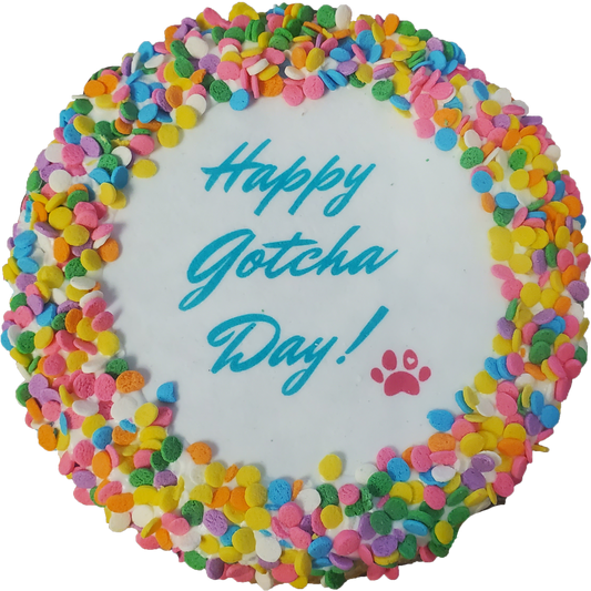 Happy Gotcha Day Granola Cake Cake Dog Treat