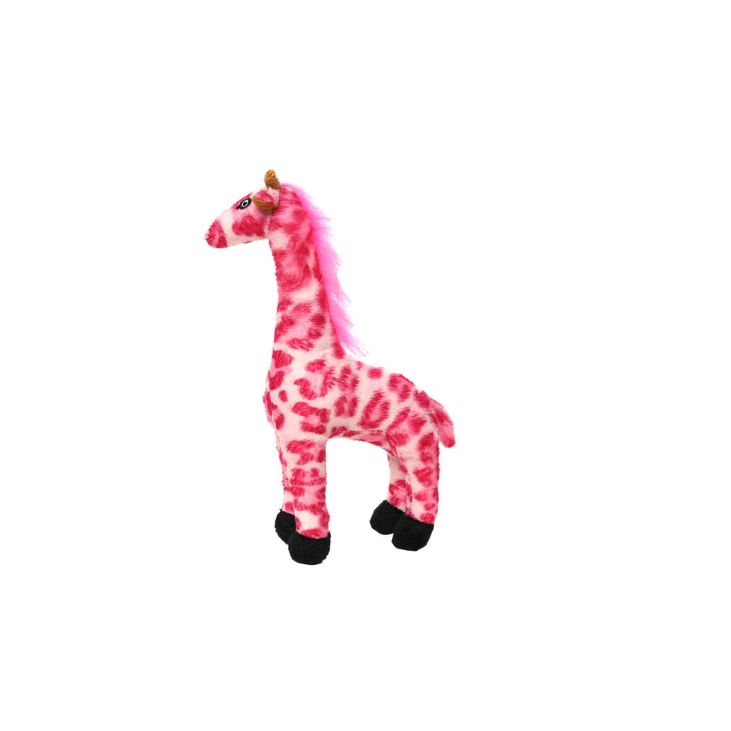Mighty Jr Safari Pink Giraffe, Plush, Squeaky Dog Toy