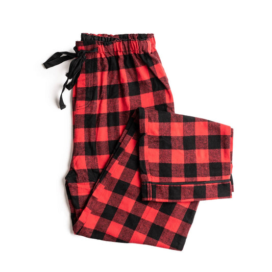 Red Buffalo Check Matching Human Pajamas