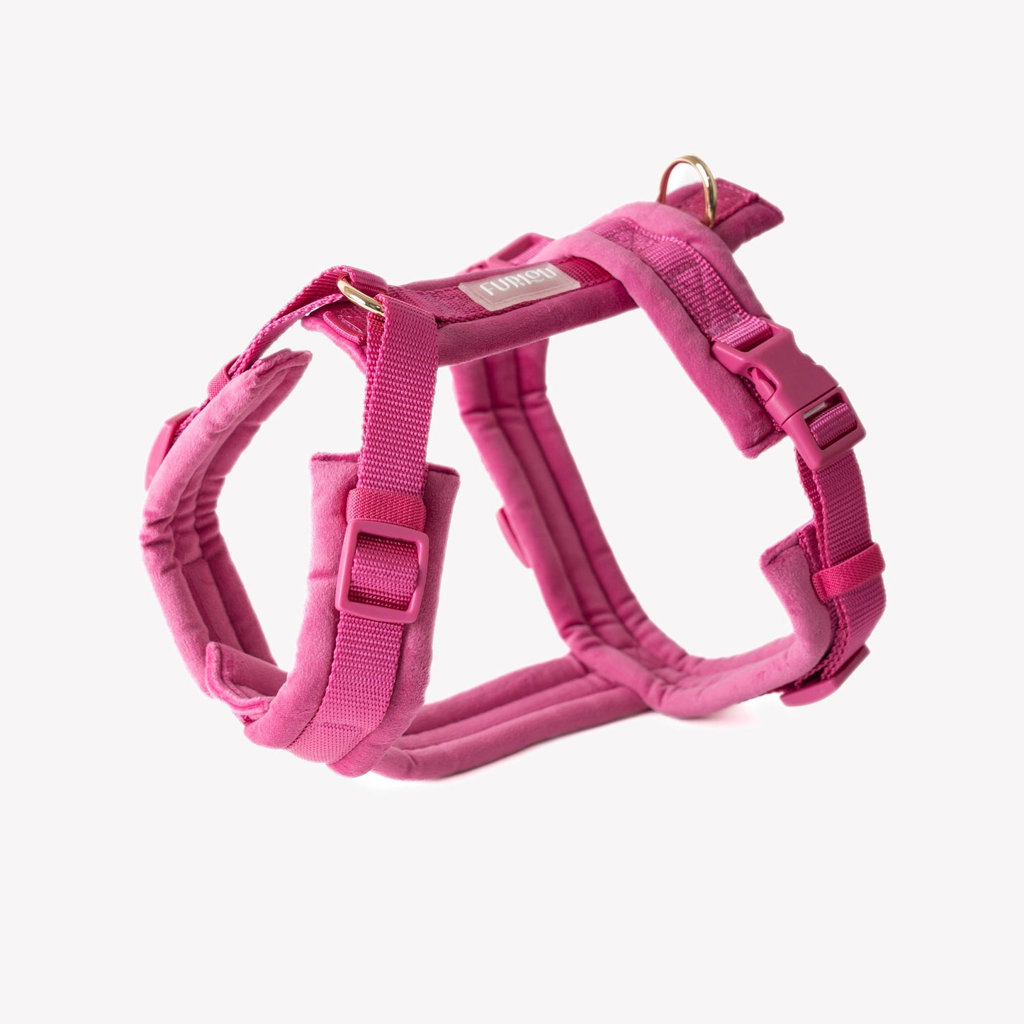 'Magenta - Velvet Dog Harness'