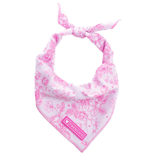 Frenchie Cooling Bandana - Toile- Pink