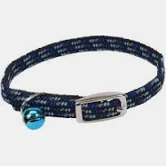 Coastal Cat Lil' Pals Kitten Reflective Collar Blue with Bell