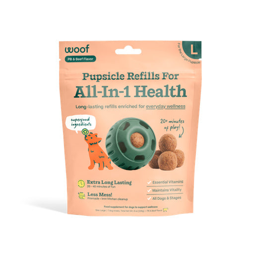 Woof Dog Treat All-In-1 Pops Large 8 oz