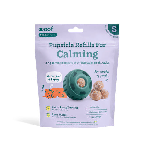 Woof Dog Treat Calming Pops Small 8 oz
