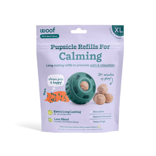 Woof Dog Treat Calming Pops XL 12 oz