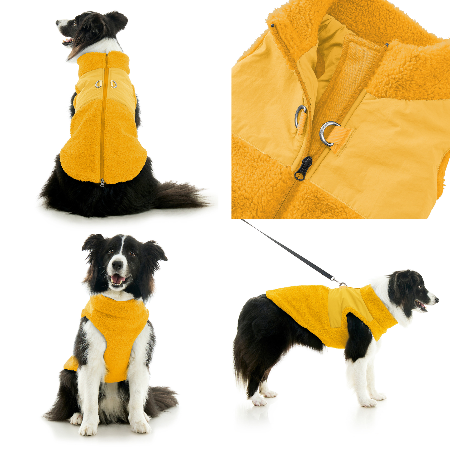 Gooby - Zip Up Sherpa Vest