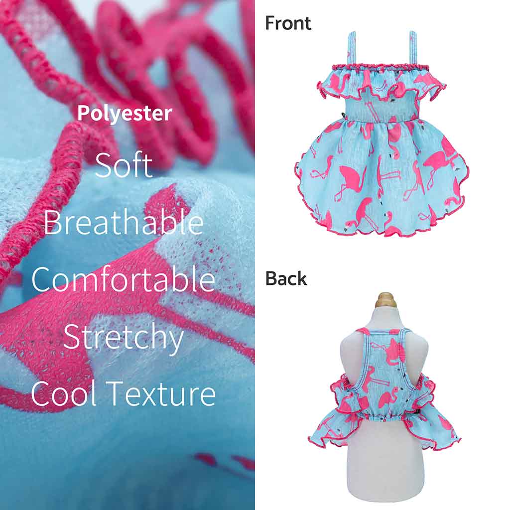 Flamingos Dog Dress