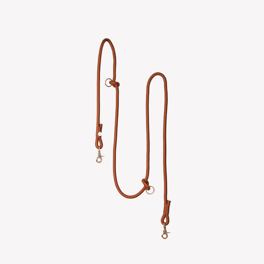 'Clay' - Hands Free Dog Braided Rope Leash