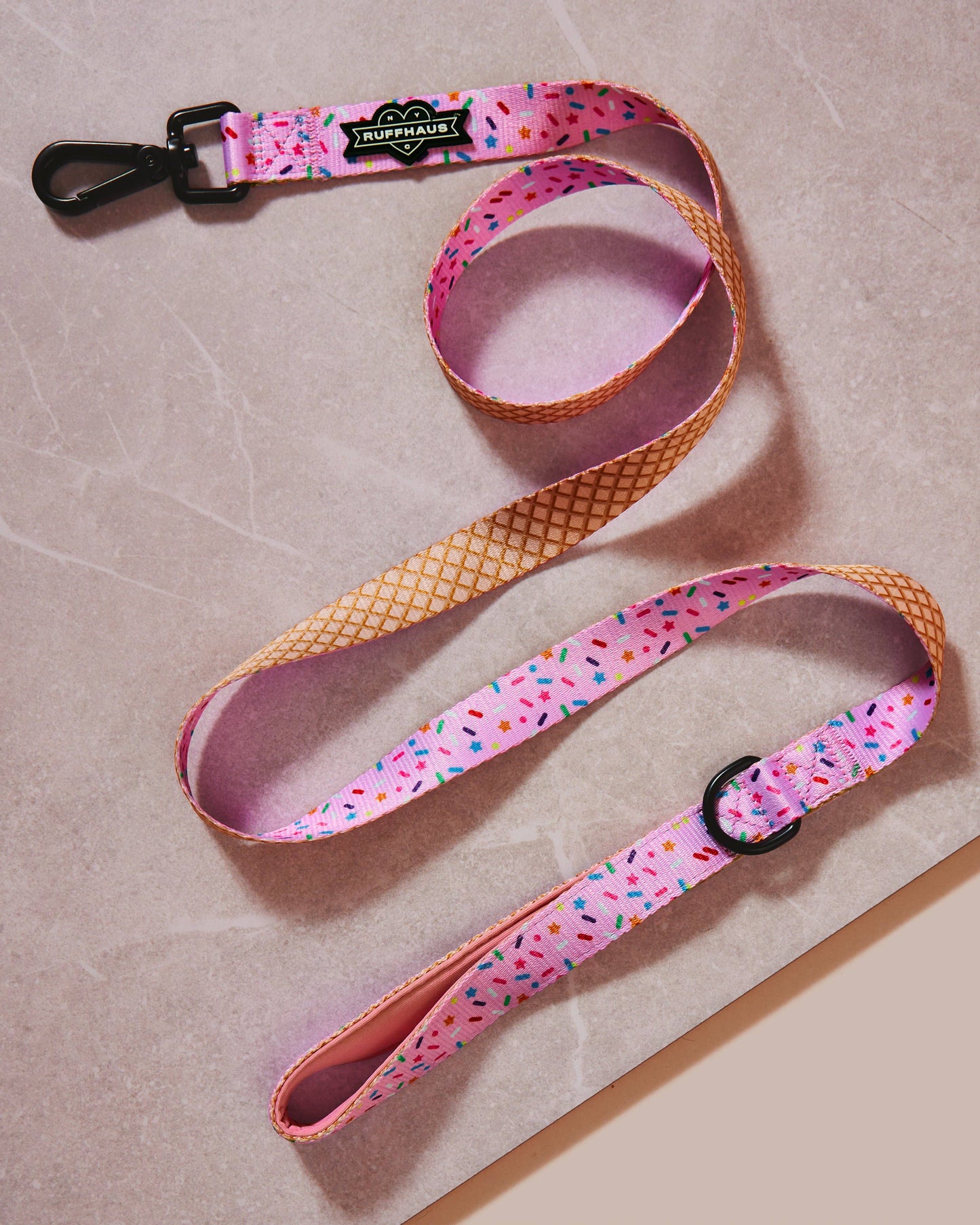 Sprinkle Me Pink Dog Leash - Dog Birthday