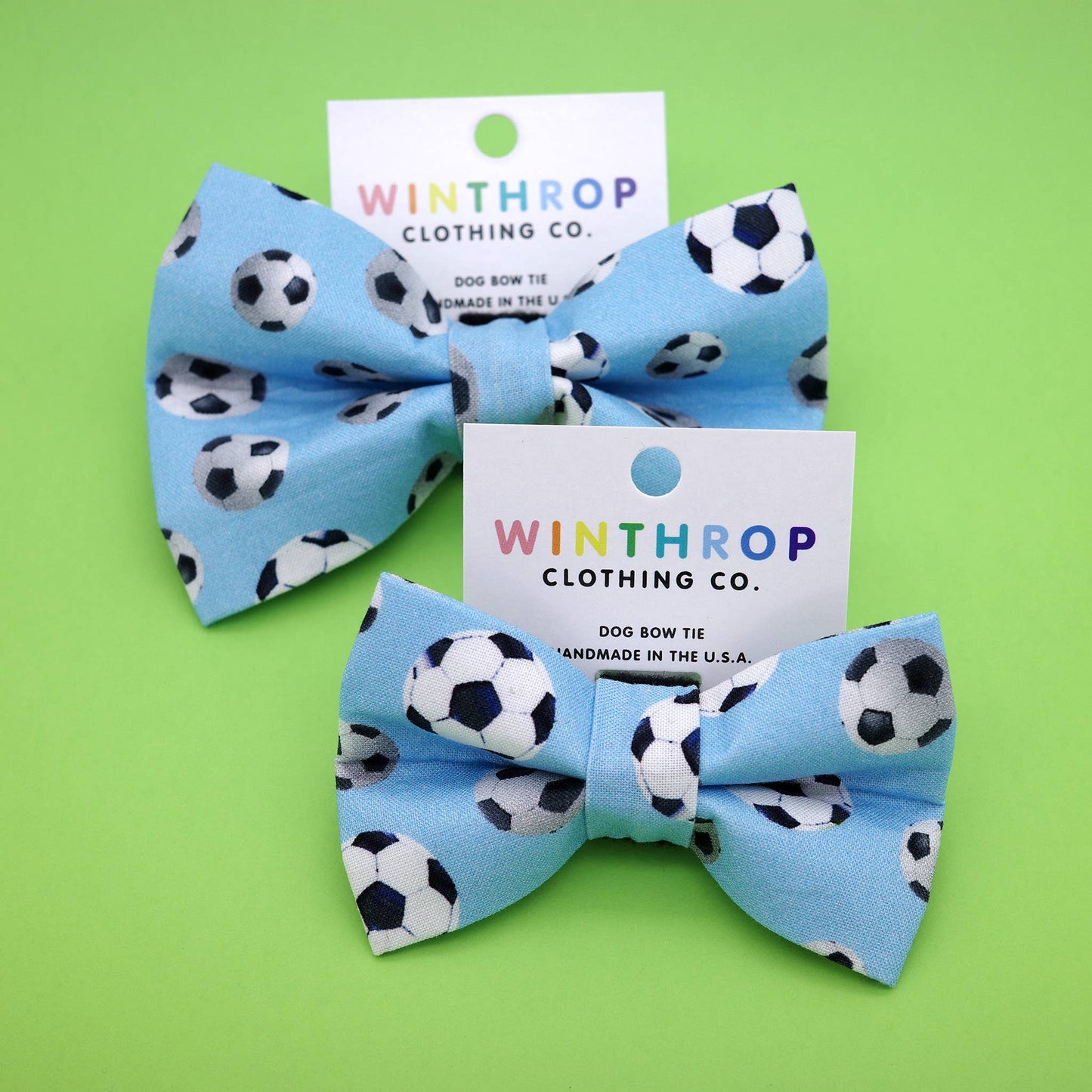 Soccer Dog Bow Tie