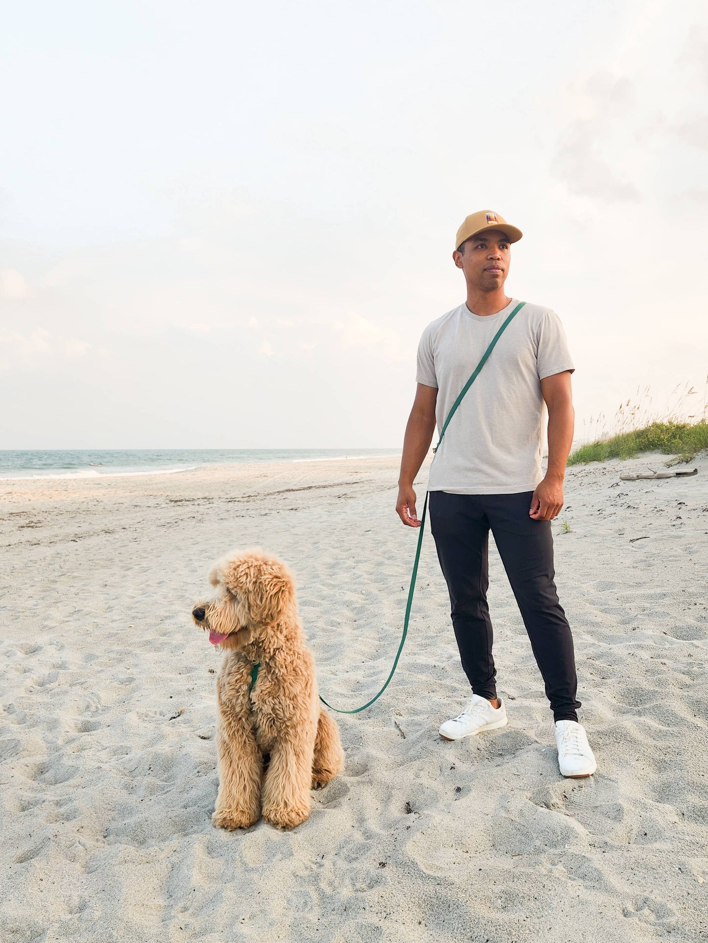 Meadow Green 4-in-1 Convertible Hands Free Cloud Dog Leash