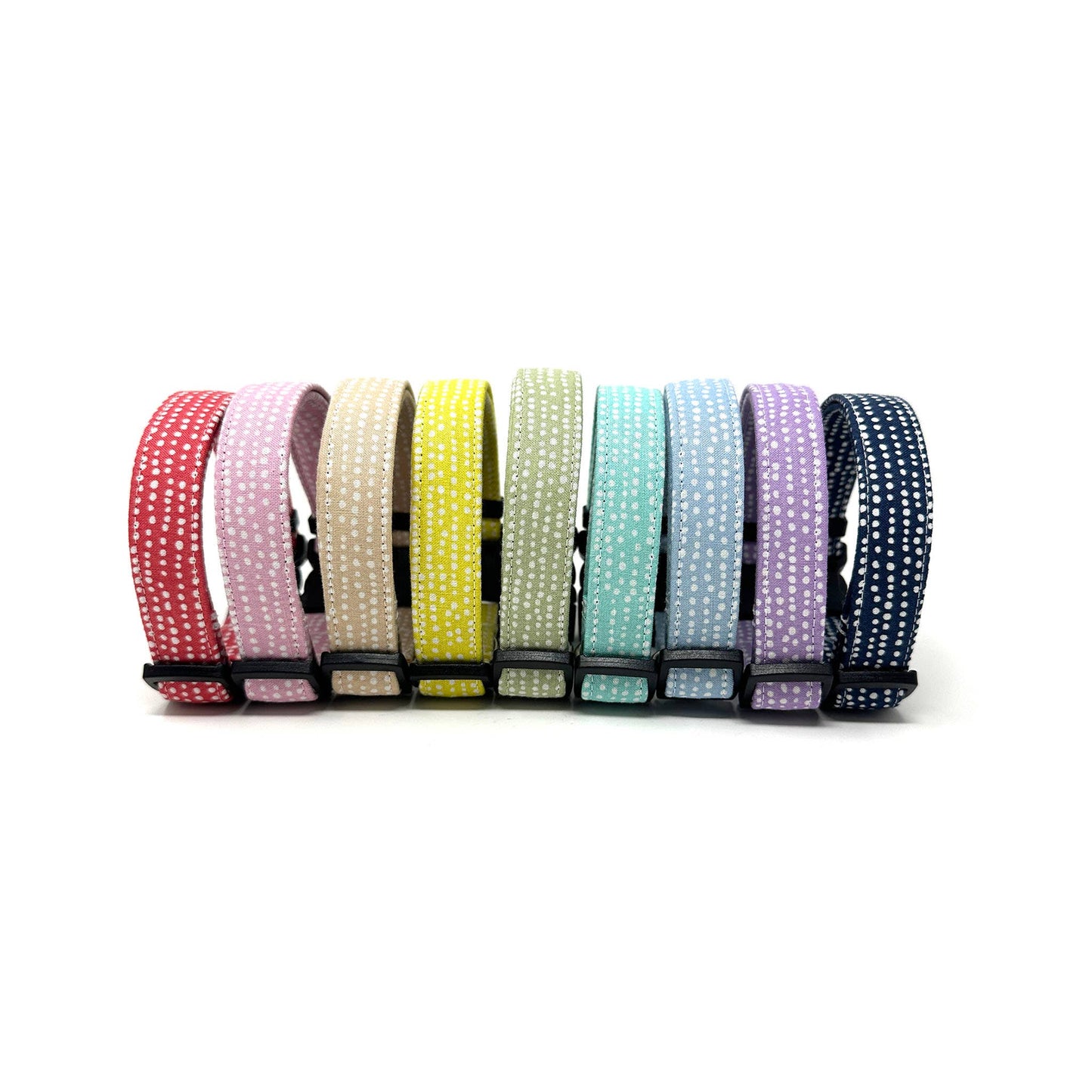 Yellow Polka Dot Dog Collar