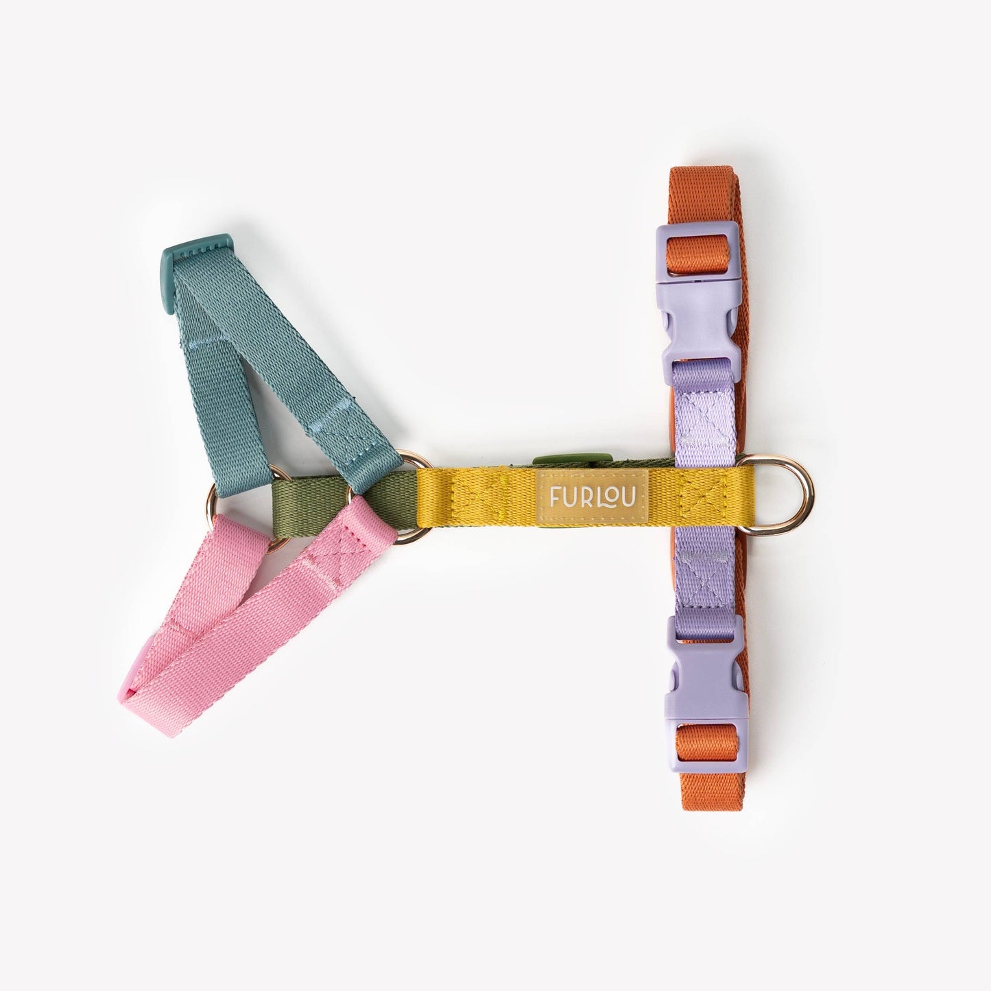 Rainbow - Strap Dog Harness
