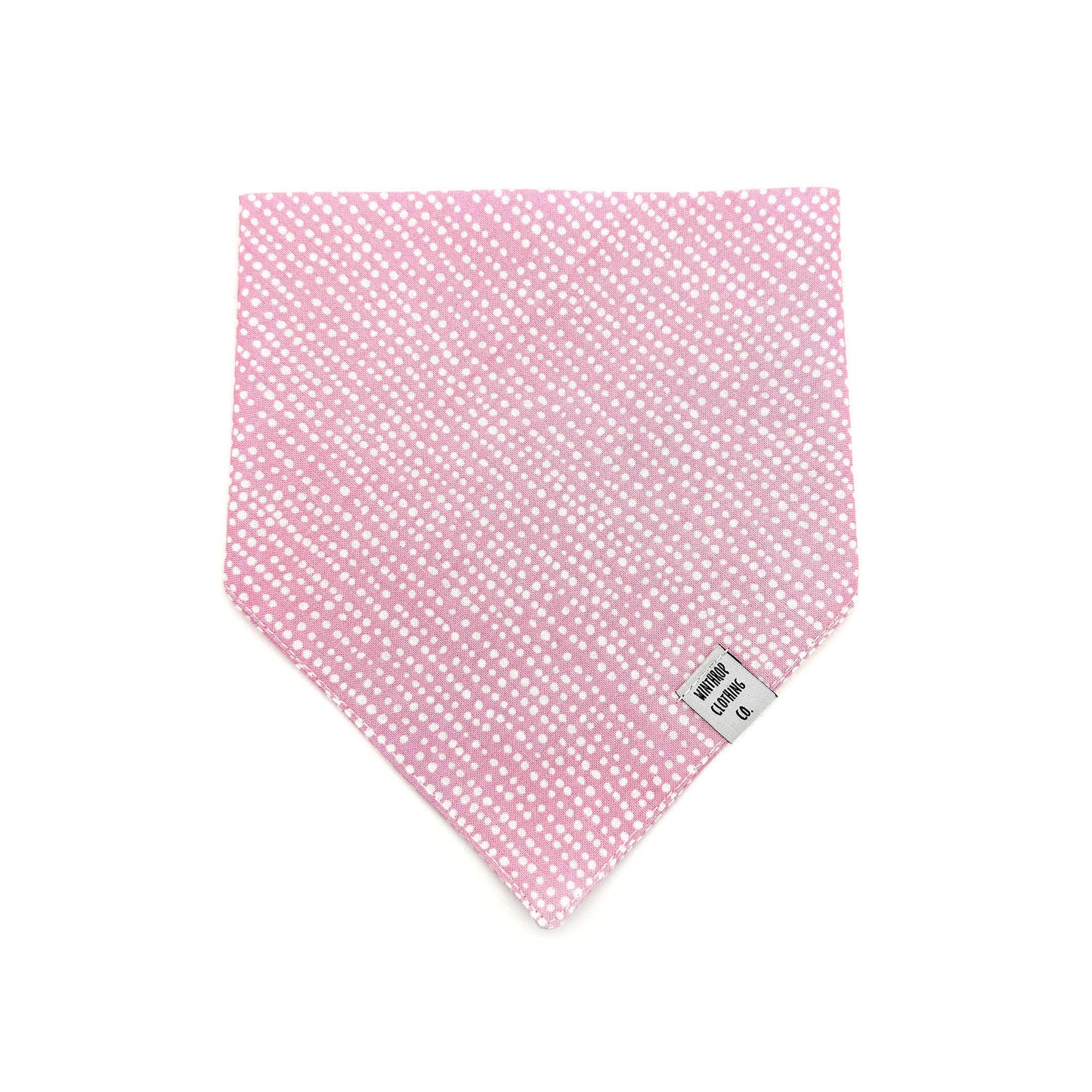 Pink Polka Dot Dog Bandana