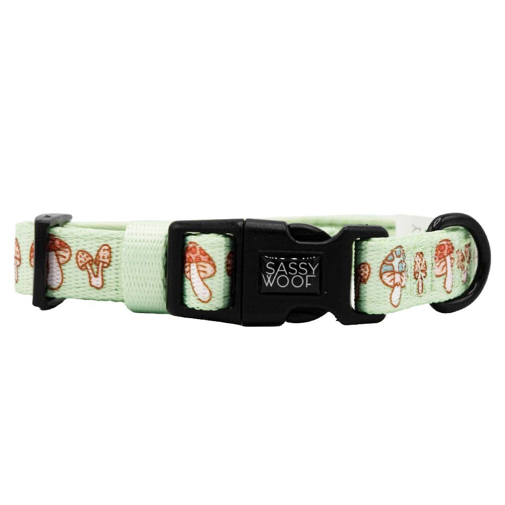 Dog Collar - Shrooms & Blooms (Spring)