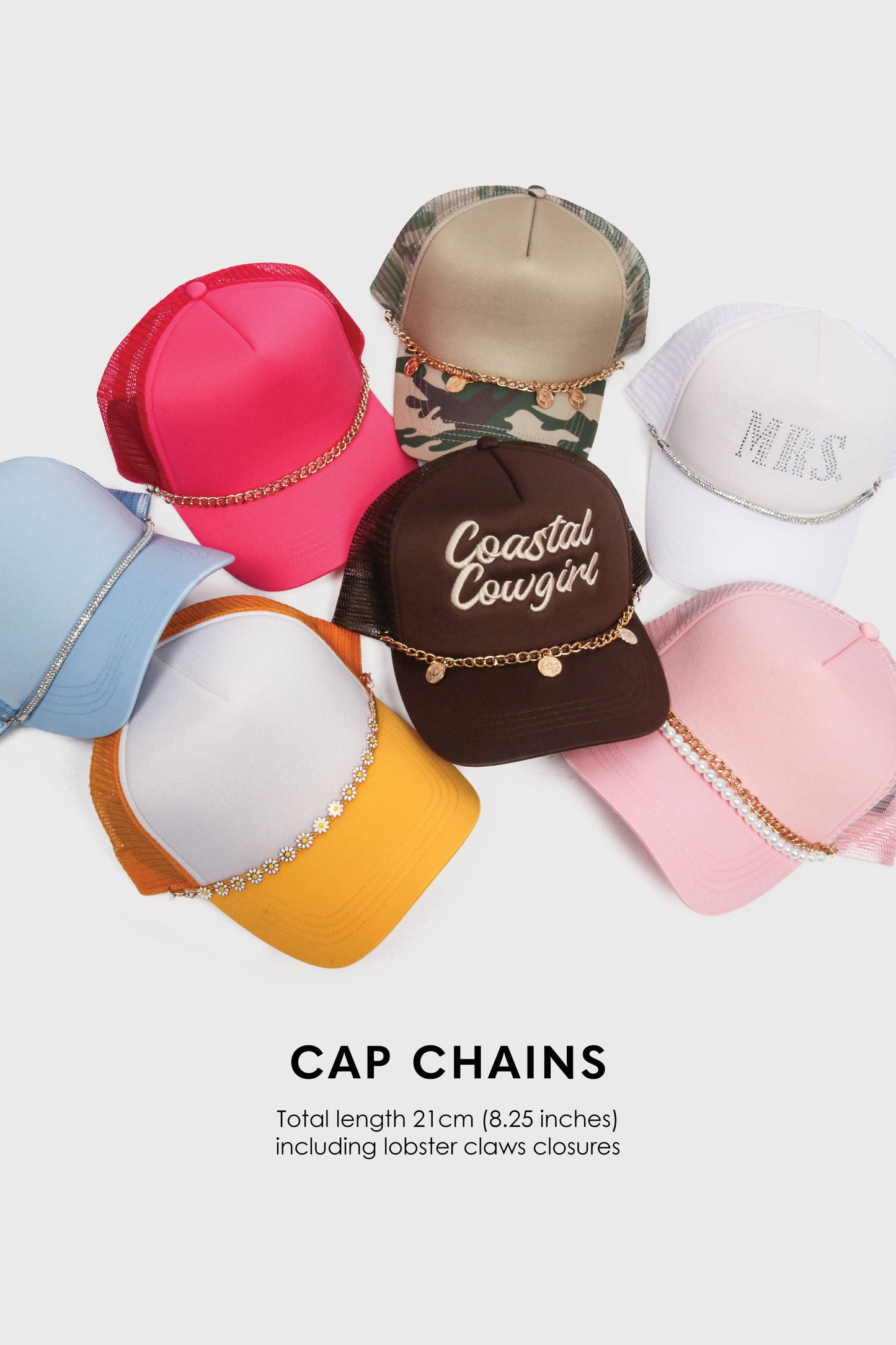 DOG MOM THEME CAP CHAINS