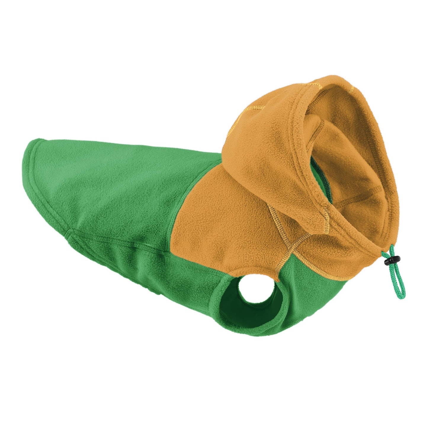 Gooby - Fleece Vest Hoodie Two Tone